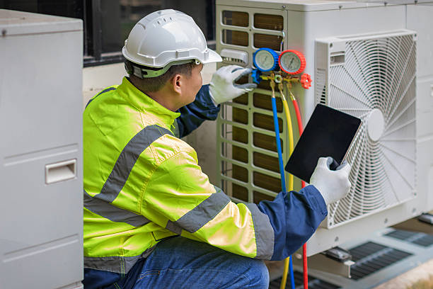 Professional Hvac technician working in Llano, TX